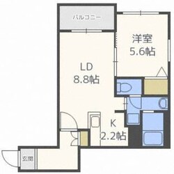 アバンセ発寒の物件間取画像